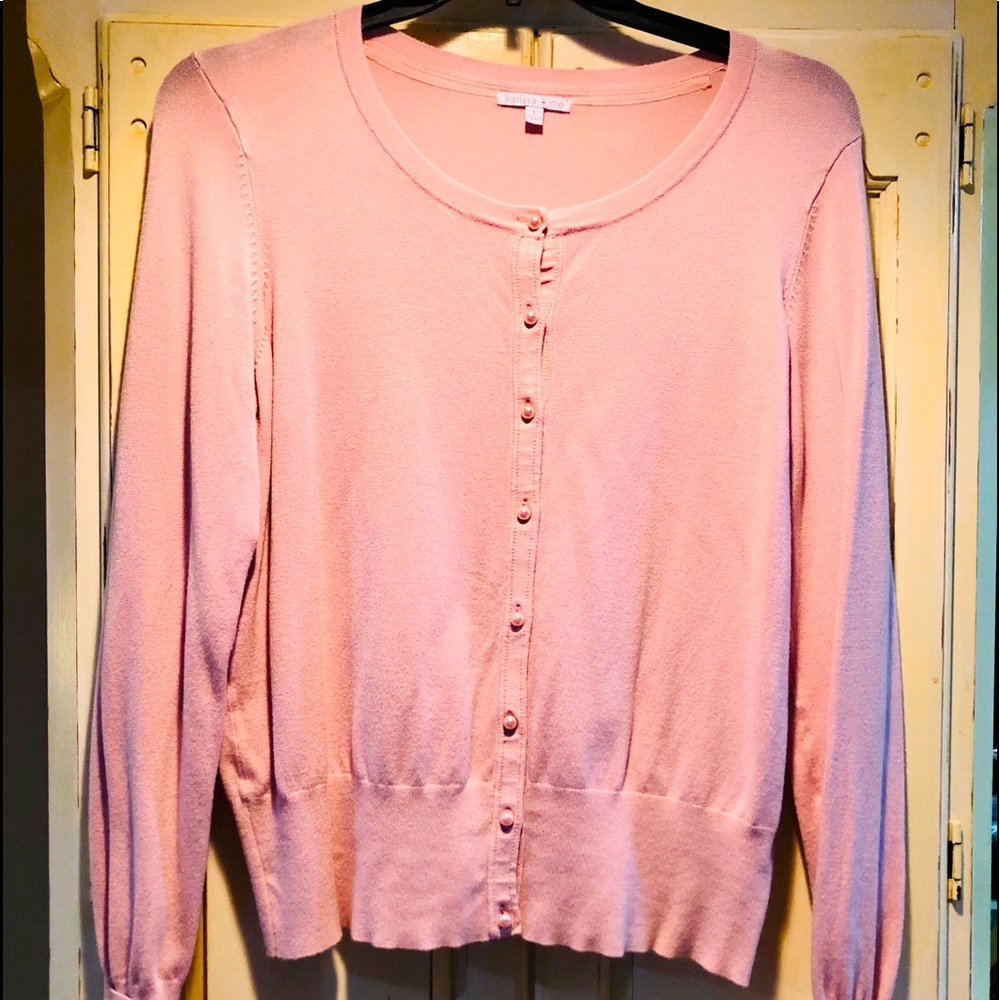 NWOT! Pink Cardigan-Large
